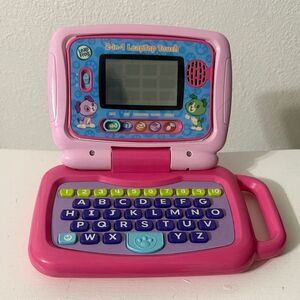 LeapFrog 2-in-1 LeapTop Touch Pink Kids Learning Laptop Works